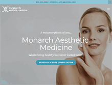 Tablet Screenshot of monarch-health.com